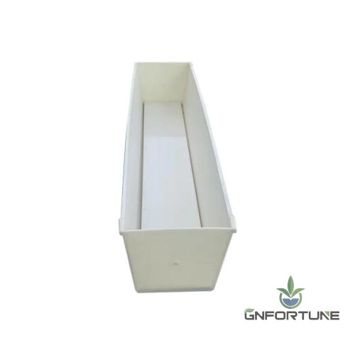 PVC NFT growing channel with planting holes for lettuce and leafy greens
